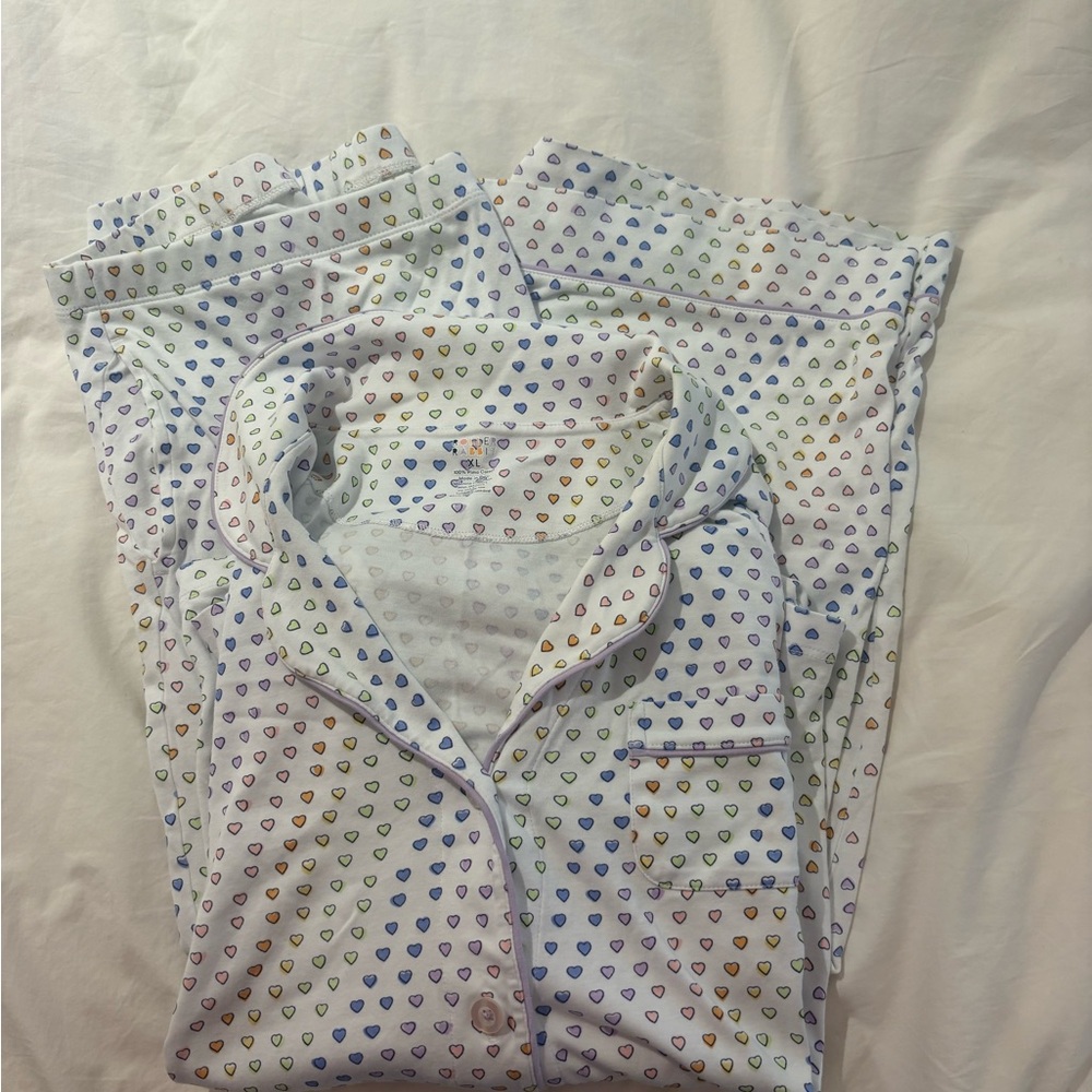 Roller Rabbit disco hearts Heart Print women’s Pajamas